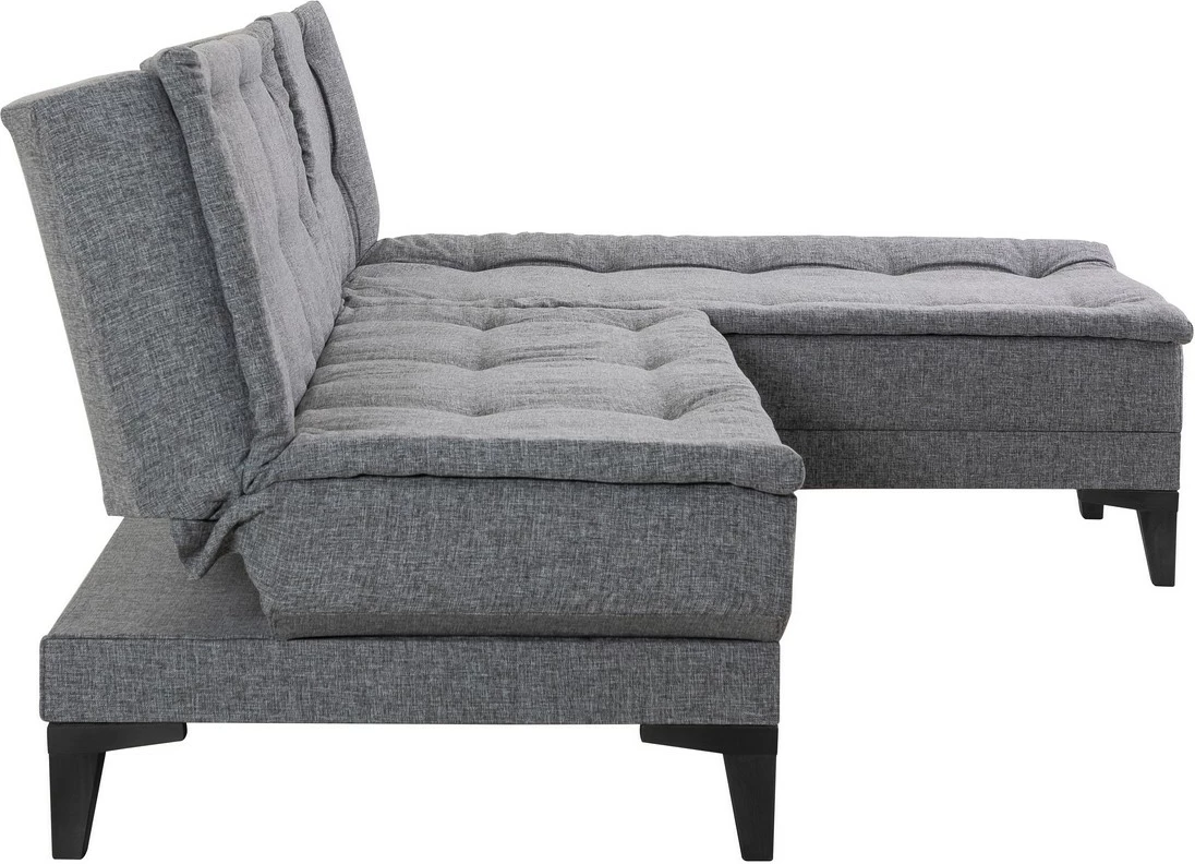 Kënd-sofë krevati Atelier del Sofa, Santo-S, ngjyrë gri e errët