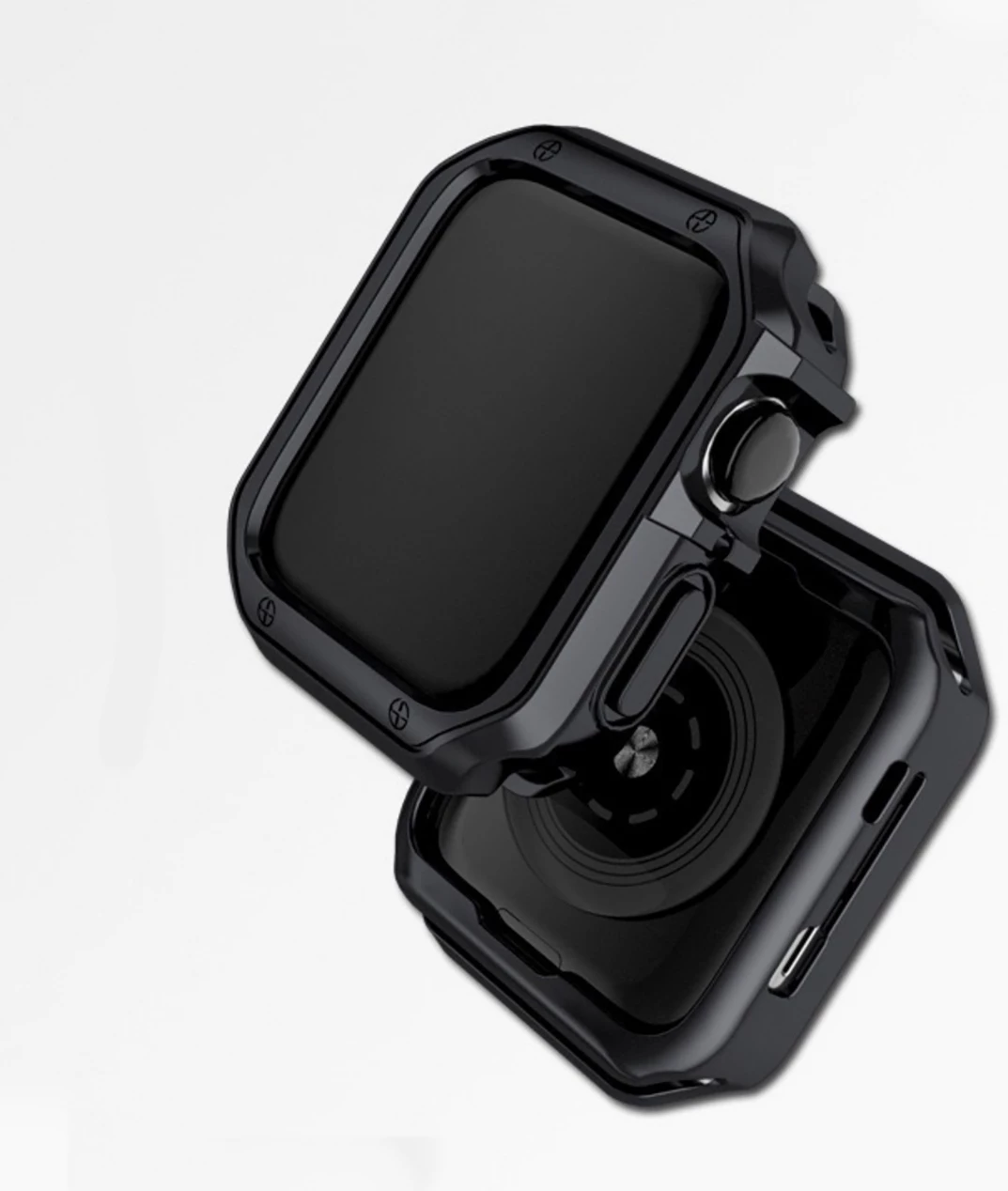 Mbështjellës Hurtel Soft Strong për Apple Watch 42 mm Series 10, i zi