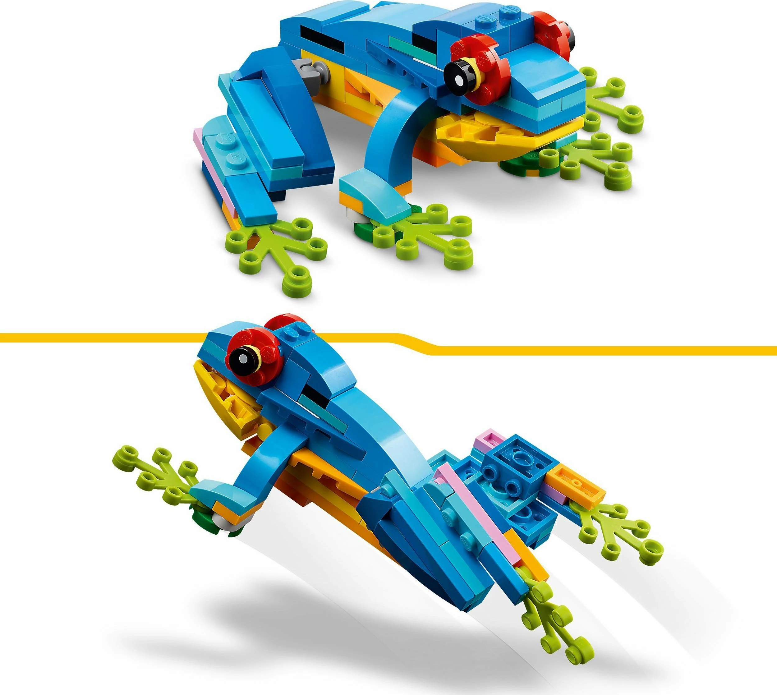 Set ndërtimi LEGO Creator 3-in-1 Exotic Parrot 31136, 253 pjesë, 7+