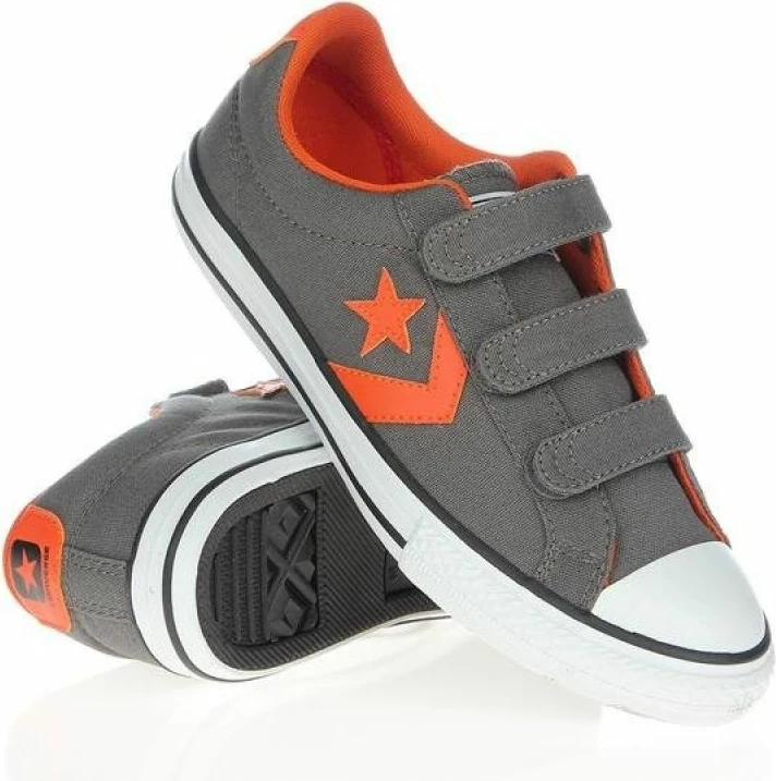 Atlete për fëmijë Converse, gri/portokalli [Madhësia: 33.5]