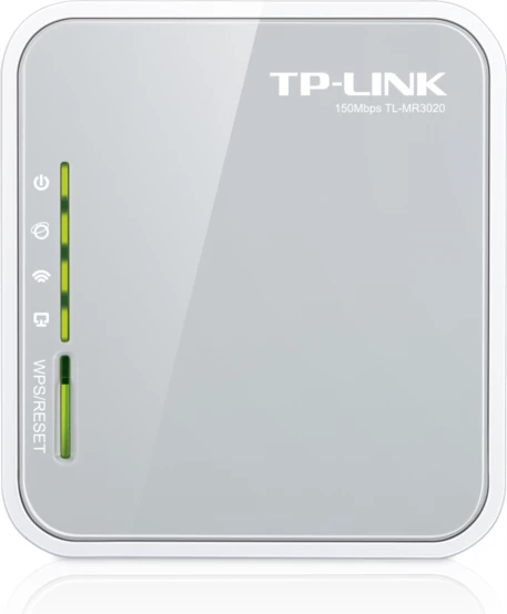 Router portativ wireless TP-LINK TL-MR3020 150Mbps, 3G/4G USB dongle, i bardhë/gri