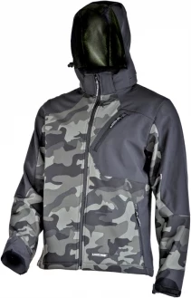 Xhaketë softshell LAHTI PRO L4093206, 3XL, kamuflazh jeshile-zi