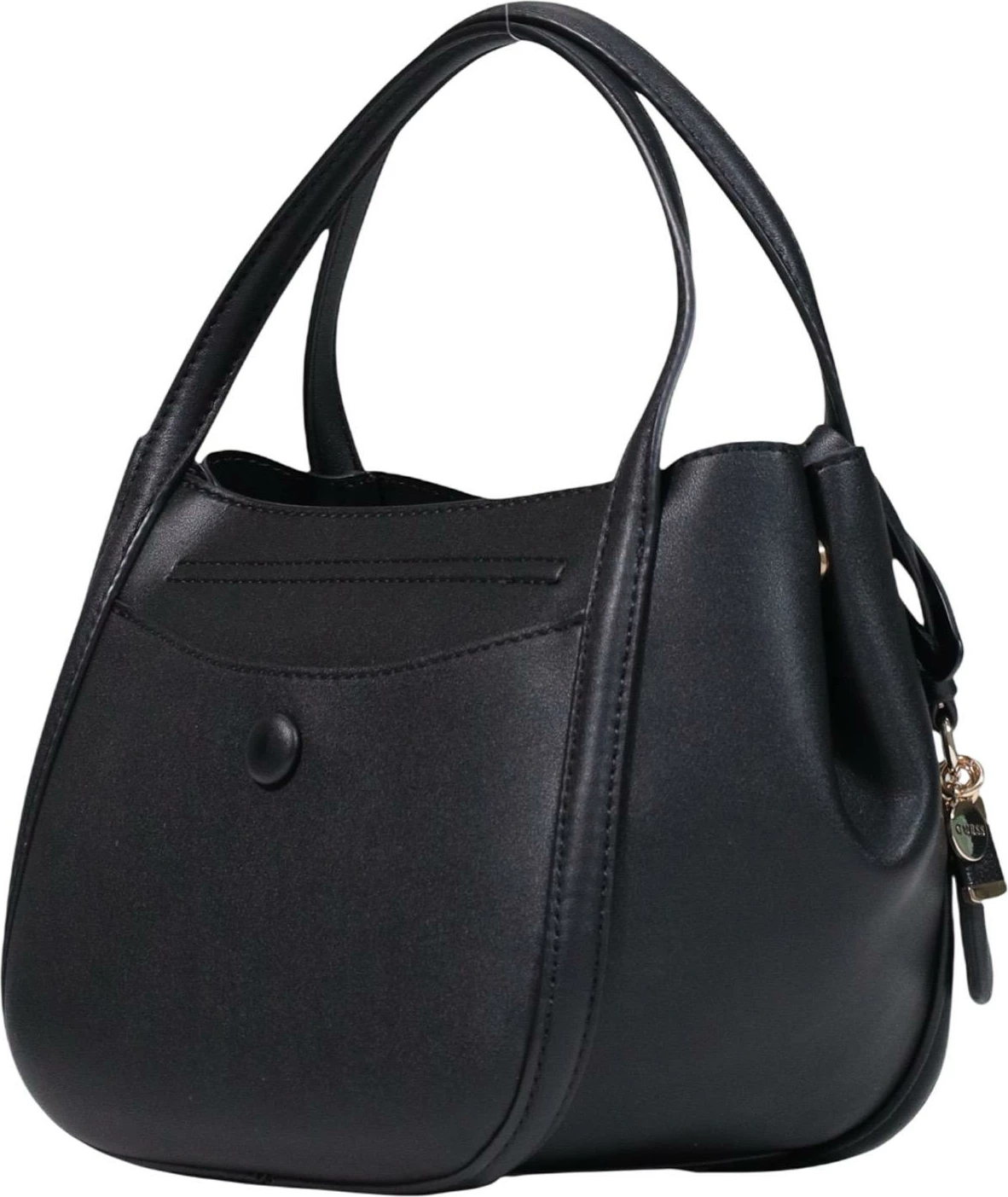 Çantë dore Guess Lucci Girlfriend Satchel HWBG97 39050, e zezë