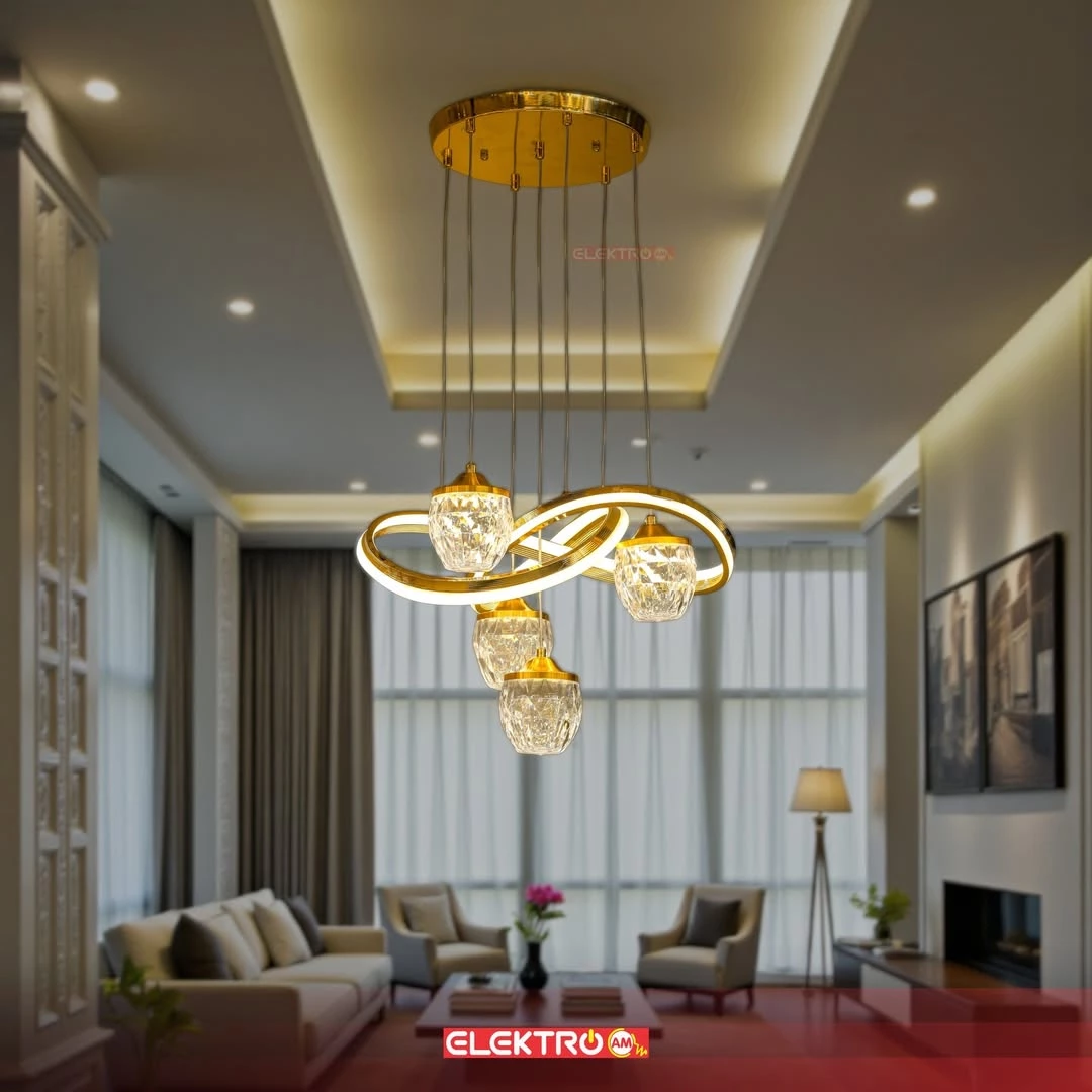 Abazhure led i varur me kristale 1680-4 GD