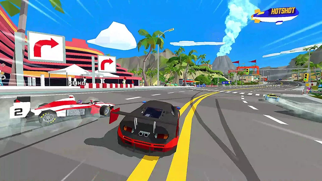 Lojë Nintendo Switch Curve Digital Hotshot Racing CIAB, kod shkarkimi, Big Boss Bundle Content Pack