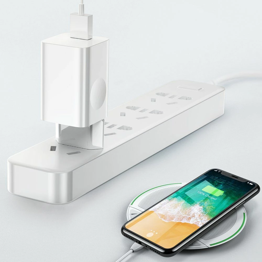 Karikues i shpejtë Baseus CCALL-BX02 24W 1x USB-A QC 3.0 3A, i bardhë