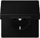 Prizë Schuko Jung LS1520BFKIKLSWM, 16A 250V, IP44, e zezë