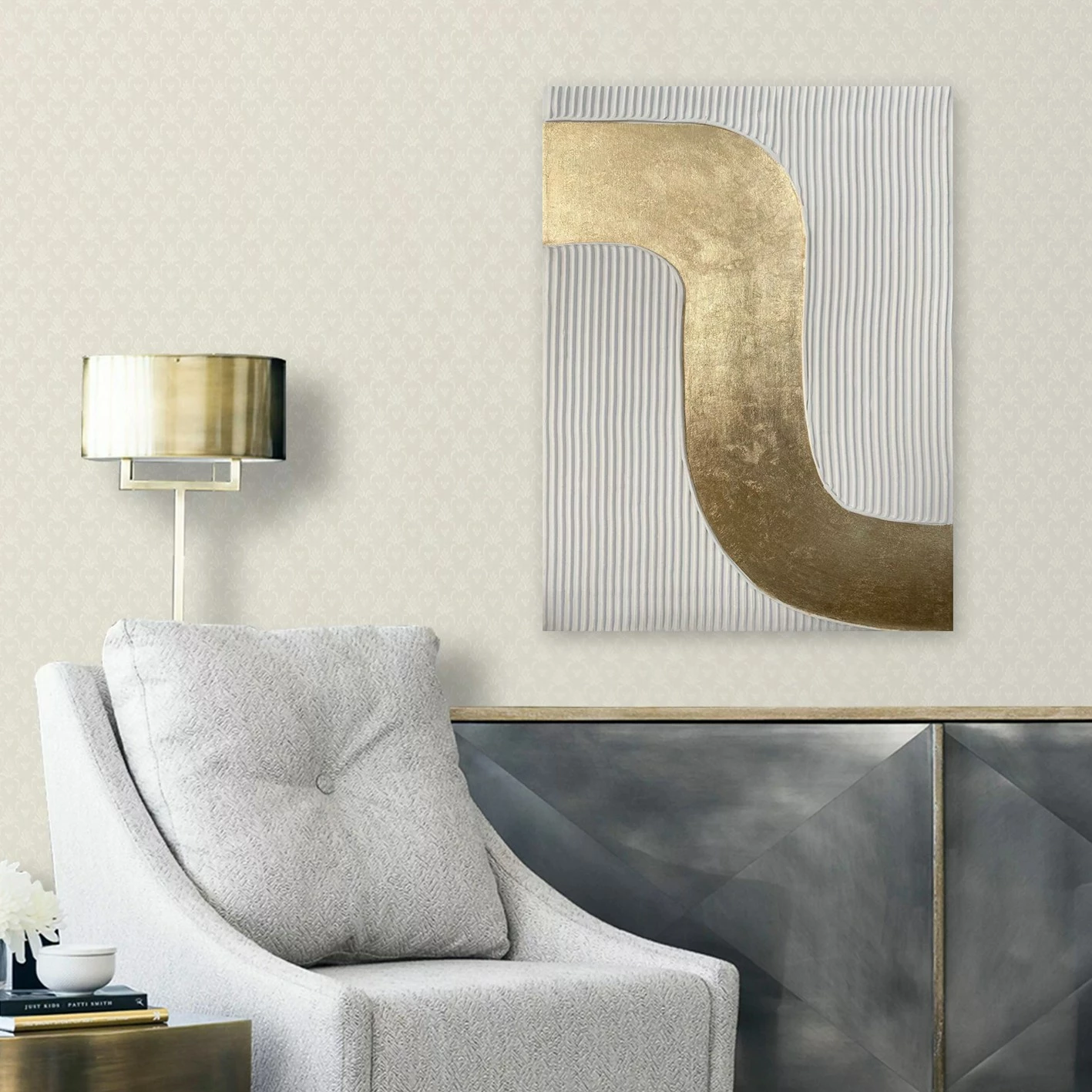 Pikturë dekorative 3D në kanavacë, Wallity, RFB4_70100, shumëngjyrëshe, 70x100cm