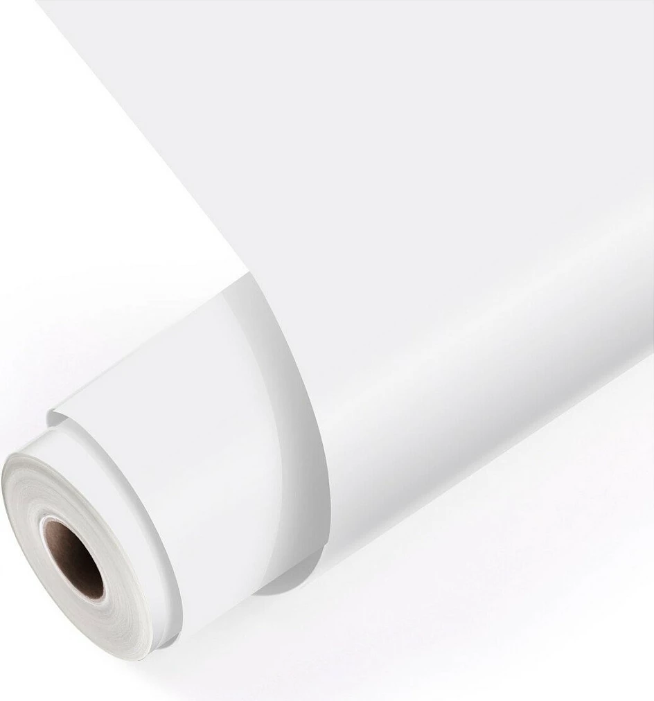 Vinyl ngjitës permanent LOKLiK, mat, 30.5 x 180 cm, i bardhë