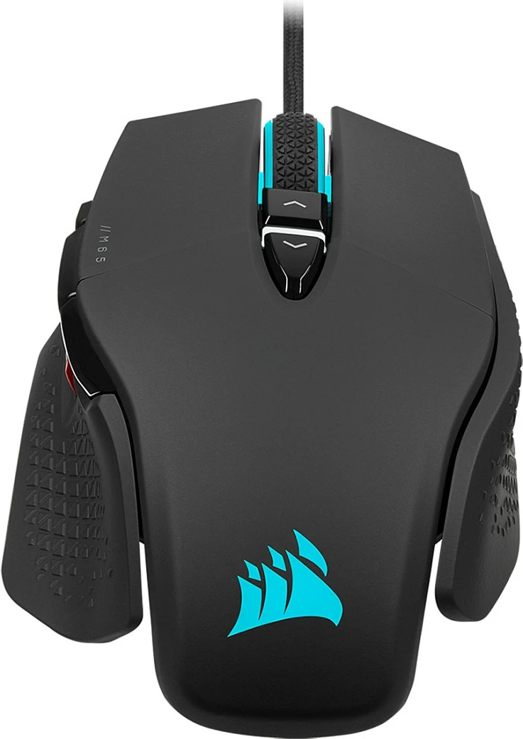 Maus Corsair M65 RGB ULTRA, gaming, me kabllo, RGB, ngjyrë e zezë