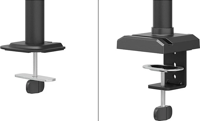 Krah monitori Neomounts NERO DS60-600BL2, për 2 monitorë 10-32", VESA 75x75/100x100, i zi