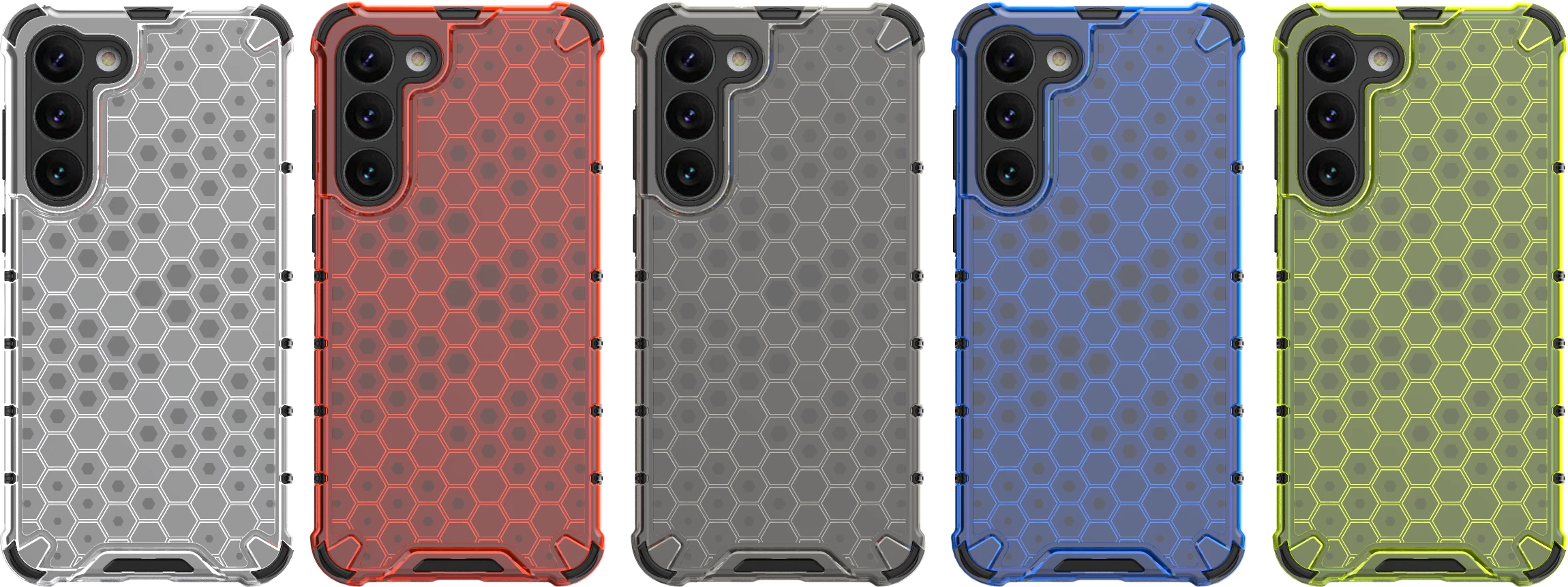 Mbështjellës Hurtel Honeycomb për Samsung Galaxy S23+, i blinduar, Blu