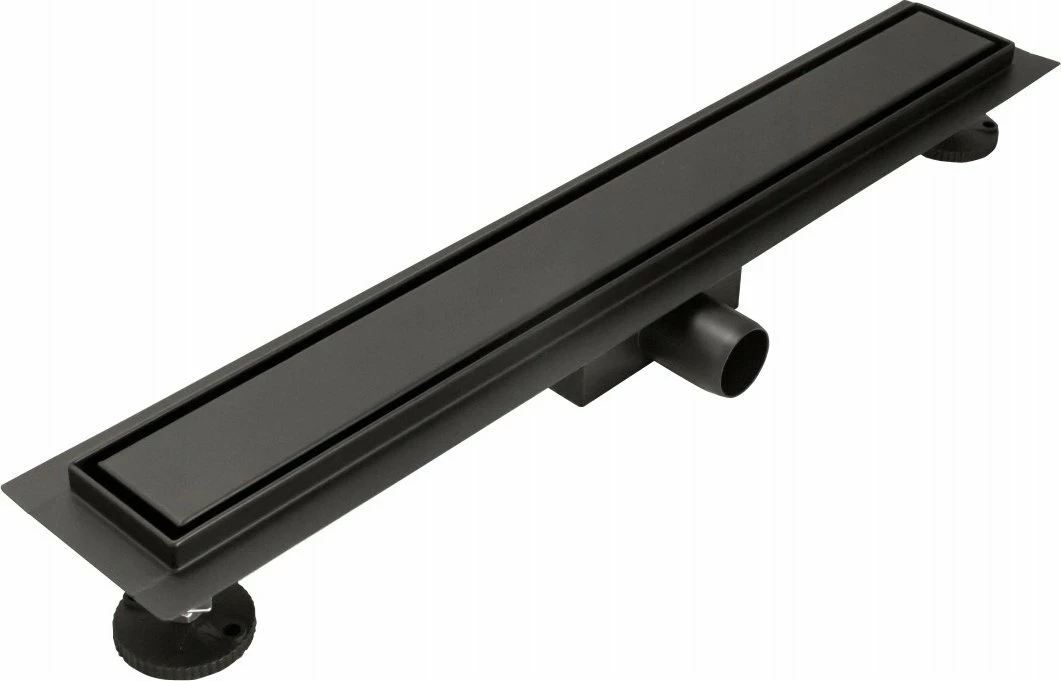 Kullues linear dushi Vendita DUO 600 mm 2-në-1 inox AISI 304, e zezë matte