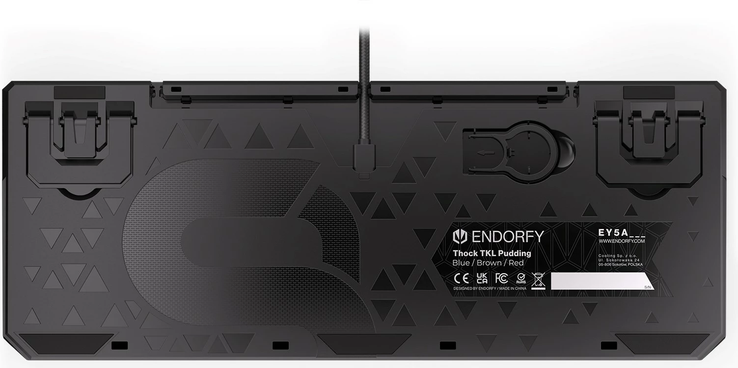 Tastierë Thock Endorfy, TKL, RGB, e zezë 