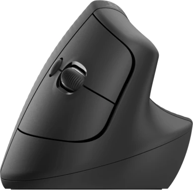 Maus vertikal ergonomik Logitech Lift for Business 910-006494, wireless, Bluetooth/Logi Bolt, 4000 DPI, grafit (OEM)