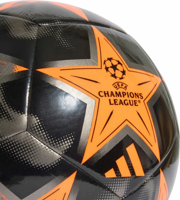 Top futbolli adidas UCL Club 26/27 League Stage KE9762, i zi/argjendtë/portokalli [Madhësia: 3]