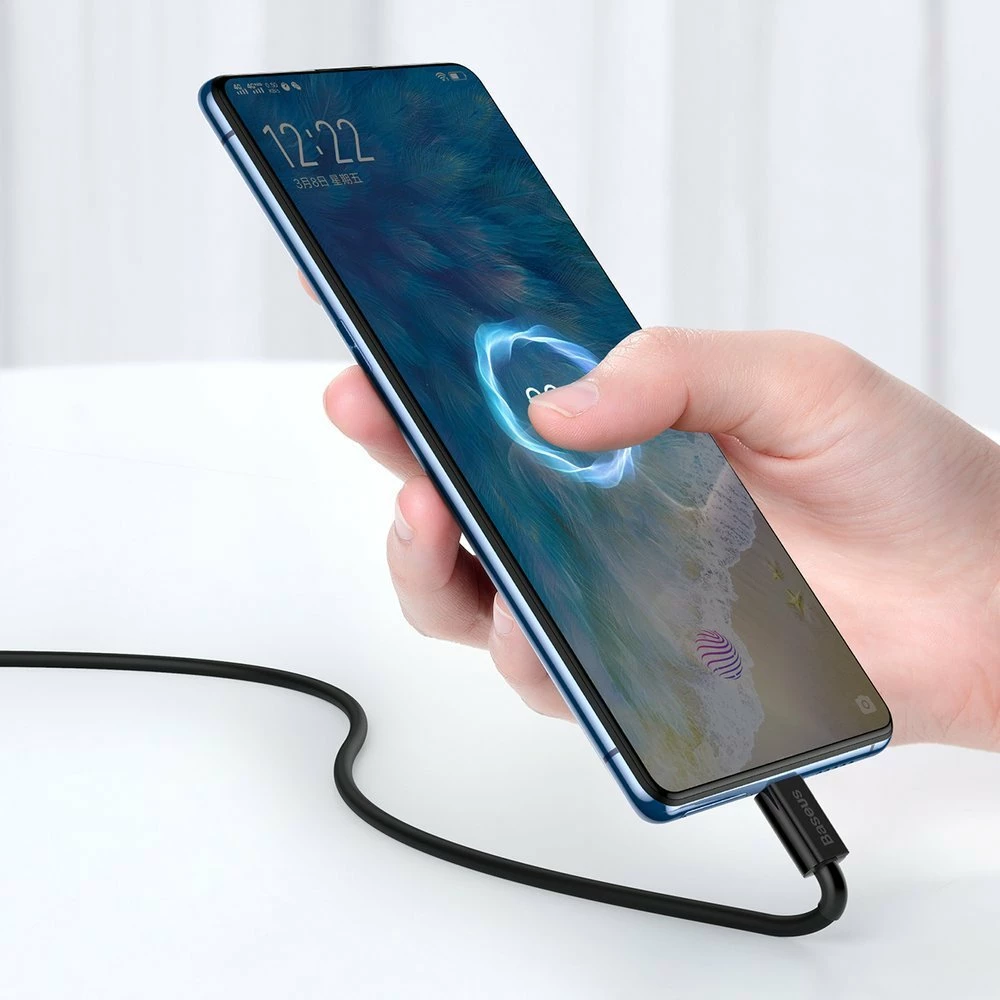 Kabllo Baseus Superior CAMYS-01, USB-A në micro USB, 1m, 2A, e zezë