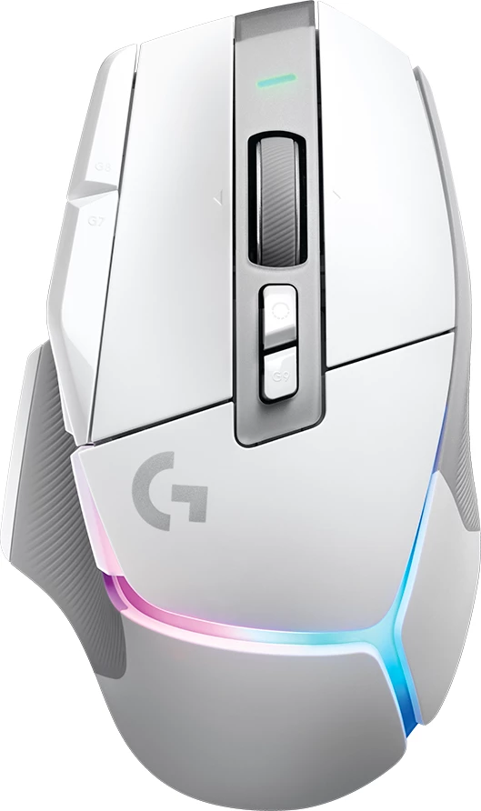 Maus gaming LOGITECH G502 X Plus LIGHTSPEED RGB wireless 2.4GHz, i bardhë, EER2