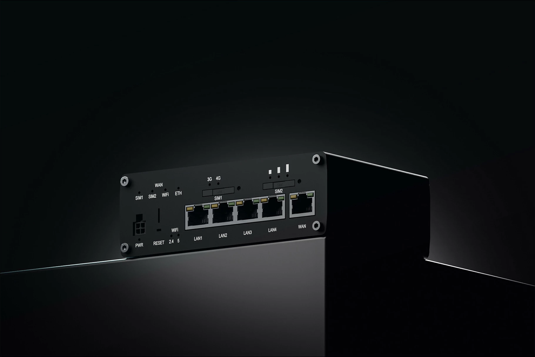 Router Teltonika RUTM16, LTE Cat6, eSIM, 5x Gigabit LAN, i zi
