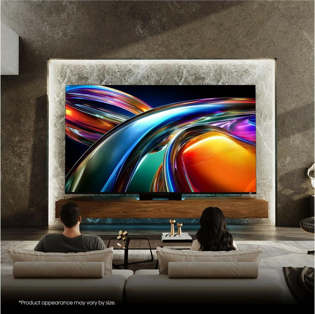 Televizor Smart Hisense 65UR9DS, 65" 4K RGB MiniLED, 170Hz, WiFi/Bluetooth, USB-C, i zi/gri
