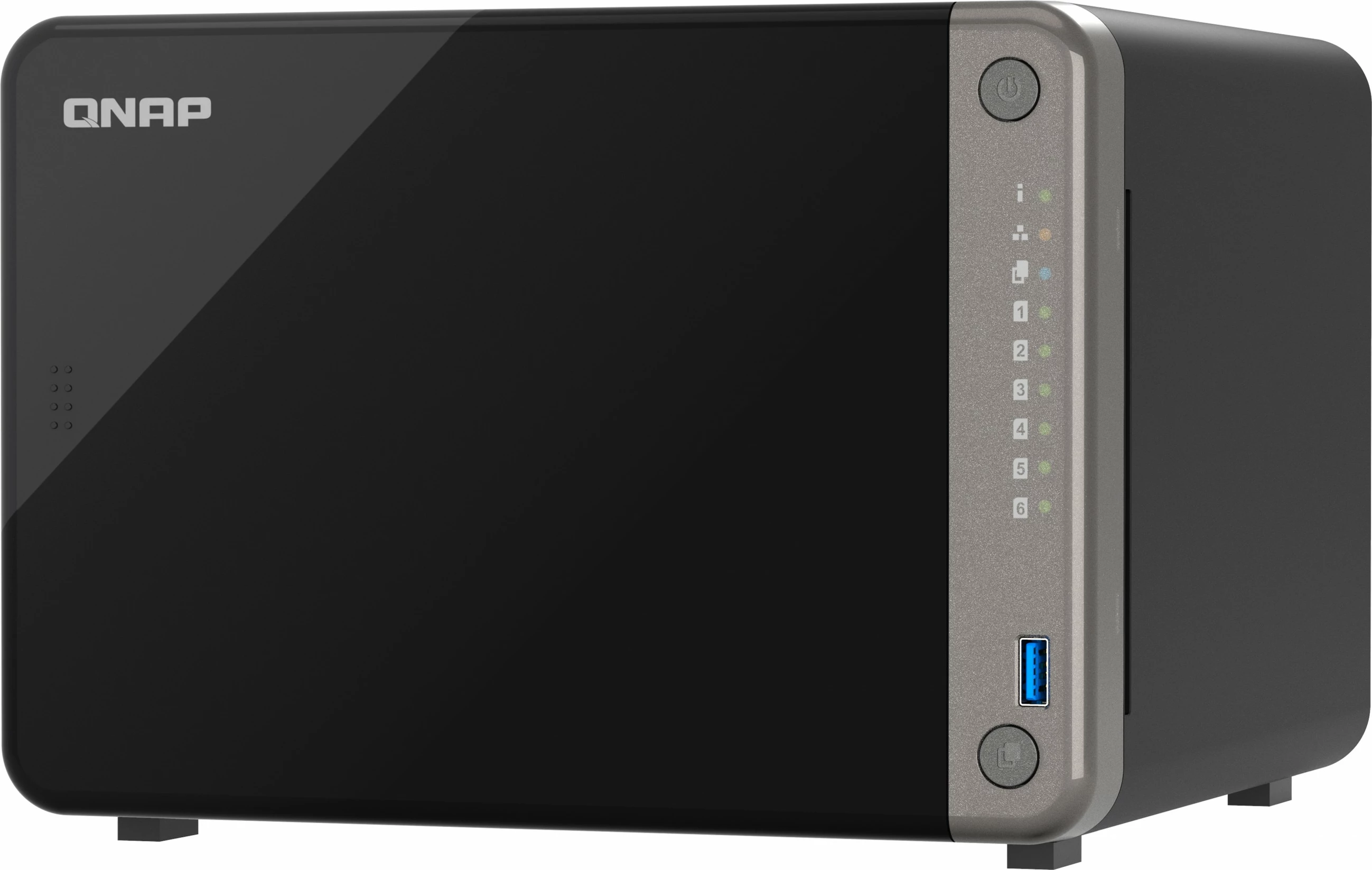 NAS QNAP TS-AI642-8G, 4 slote, 8GB RAM, e zezë