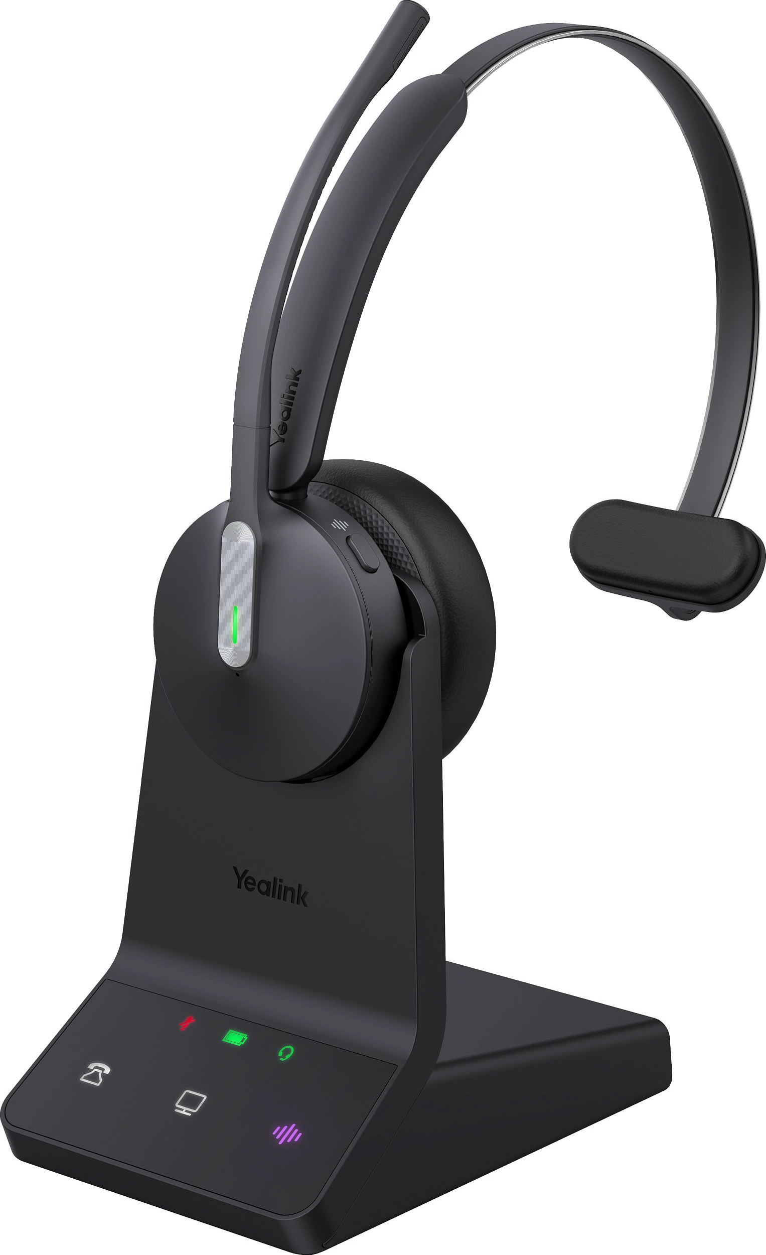 Headset Yealink WH64 Mono UC, Wireless, 20 - 20000 Hz, Office/Call center, Black