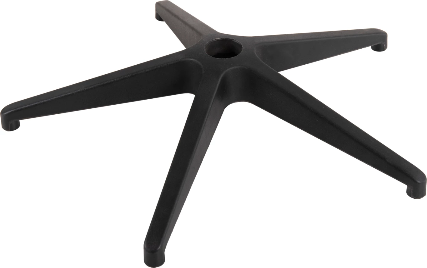 Bazë zëvendësuese 'yje' për karrige zyre, FH1073, polipropilen e zezë