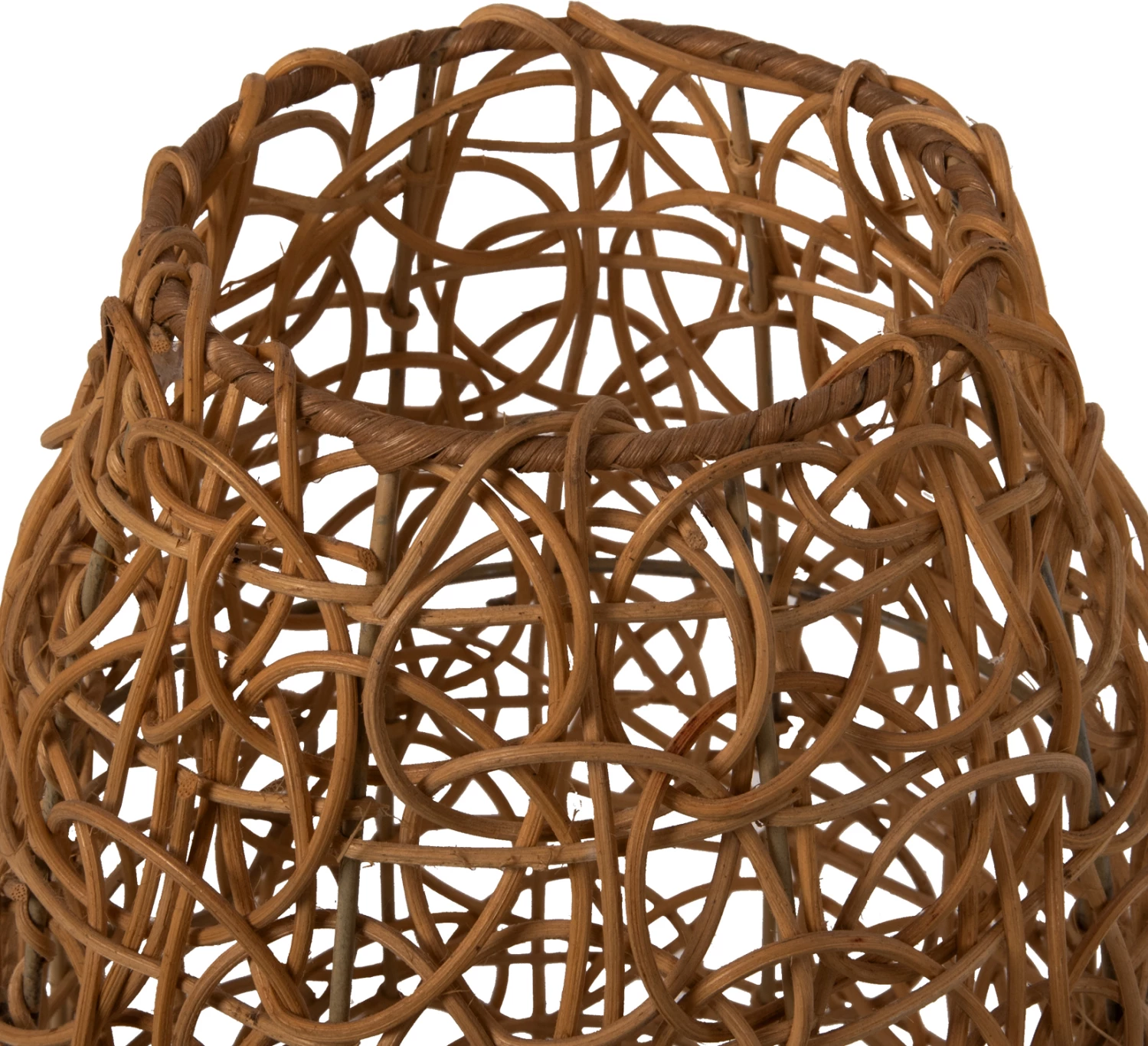 Llambë dyshemeje, rattan natyral, FH7877, Φ24x62H cm