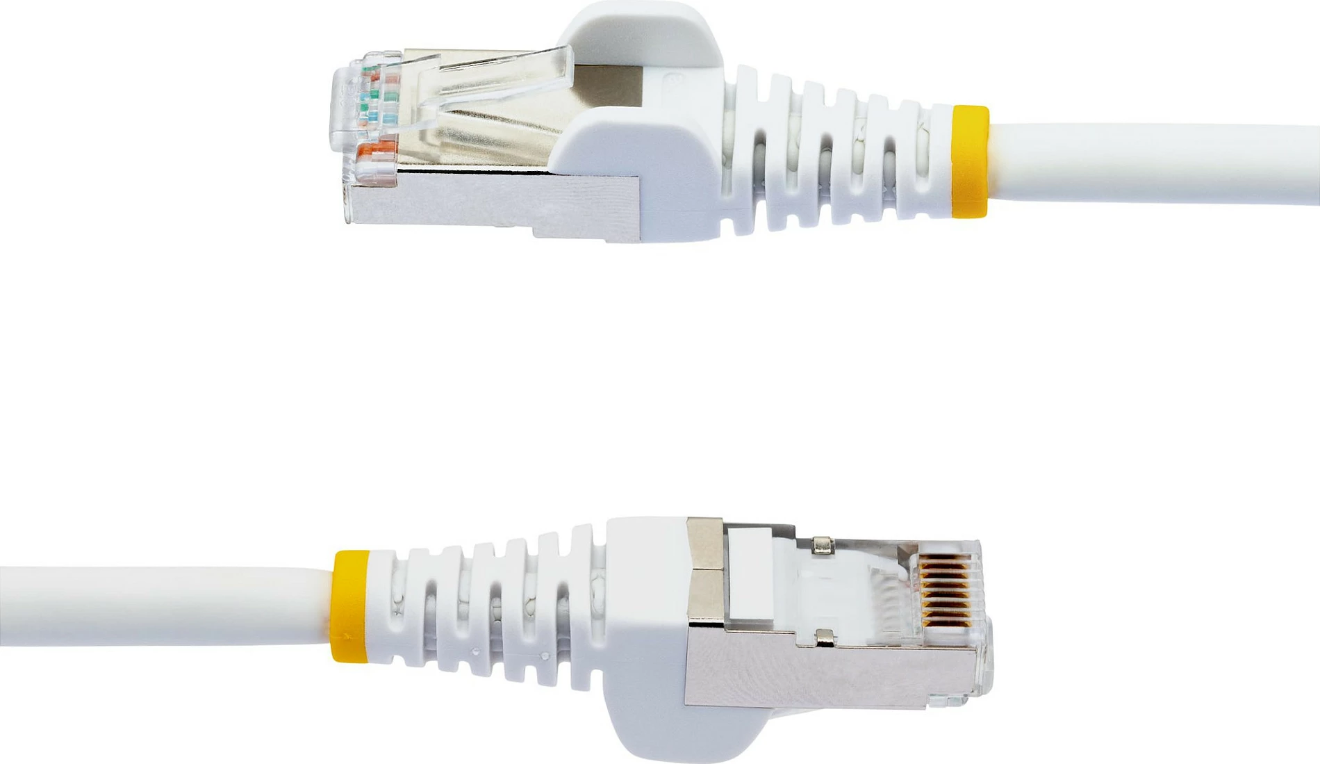 Kabllo Ethernet StarTech Cat6a 5m, S/FTP, 10GbE 500MHz, PoE++ 100W, LSZH, e bardhë