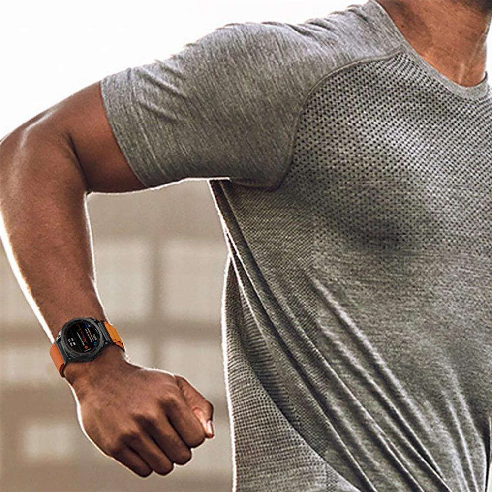 Rrip najloni për smartwatch Tech-Protect Nylon Pro, për Garmin Fenix 5/6/6 Pro/7, e gjelbër e errët