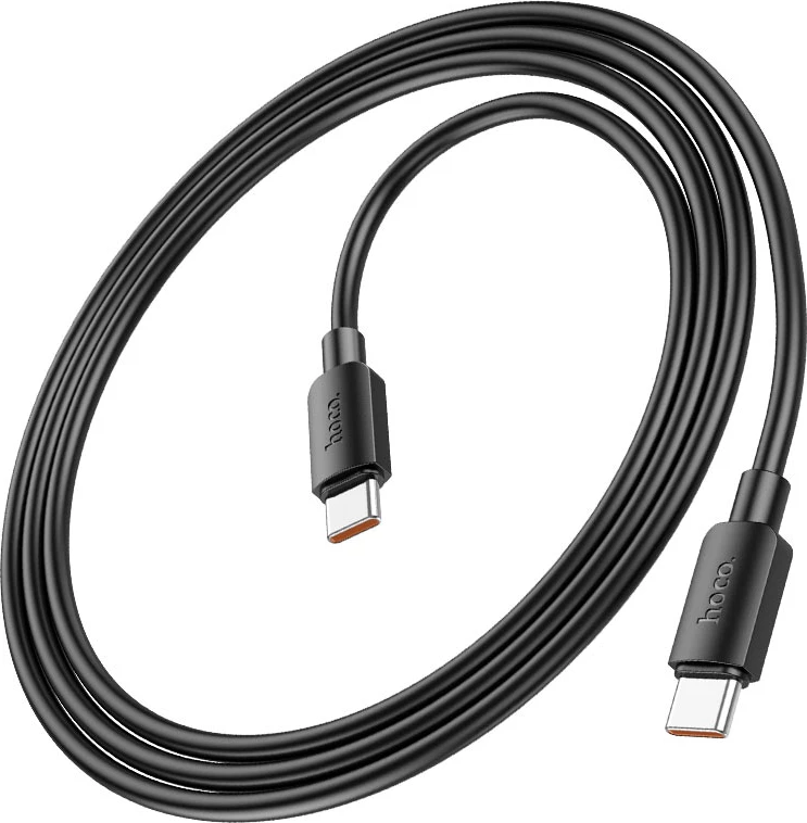 Kabllo karikimi dhe të dhënash HOCO X96 Type-C në Type-C 1m 100W 5A, e zezë