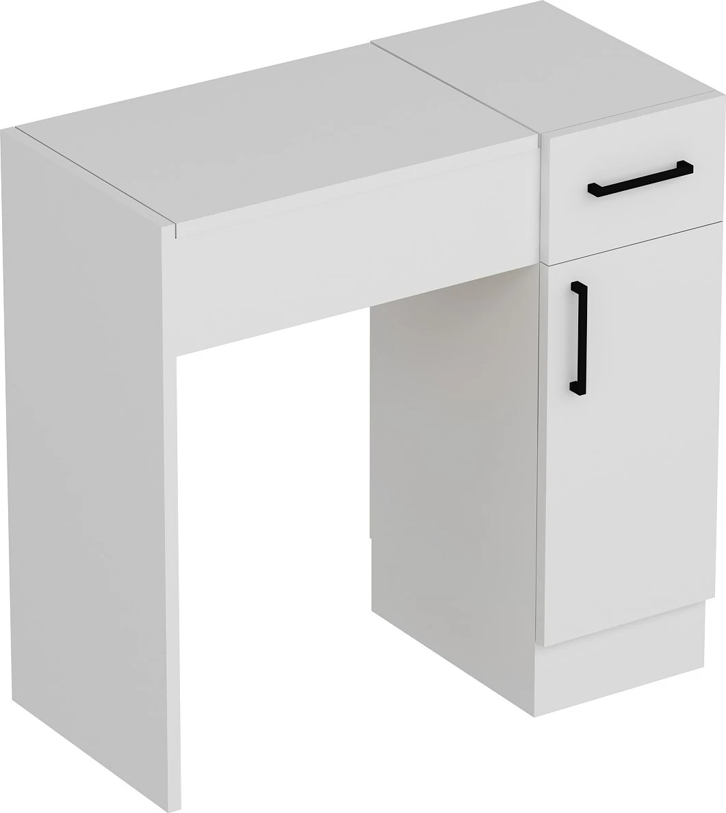 Tavolinë grimi Skye Decor, e bardhë, Inci