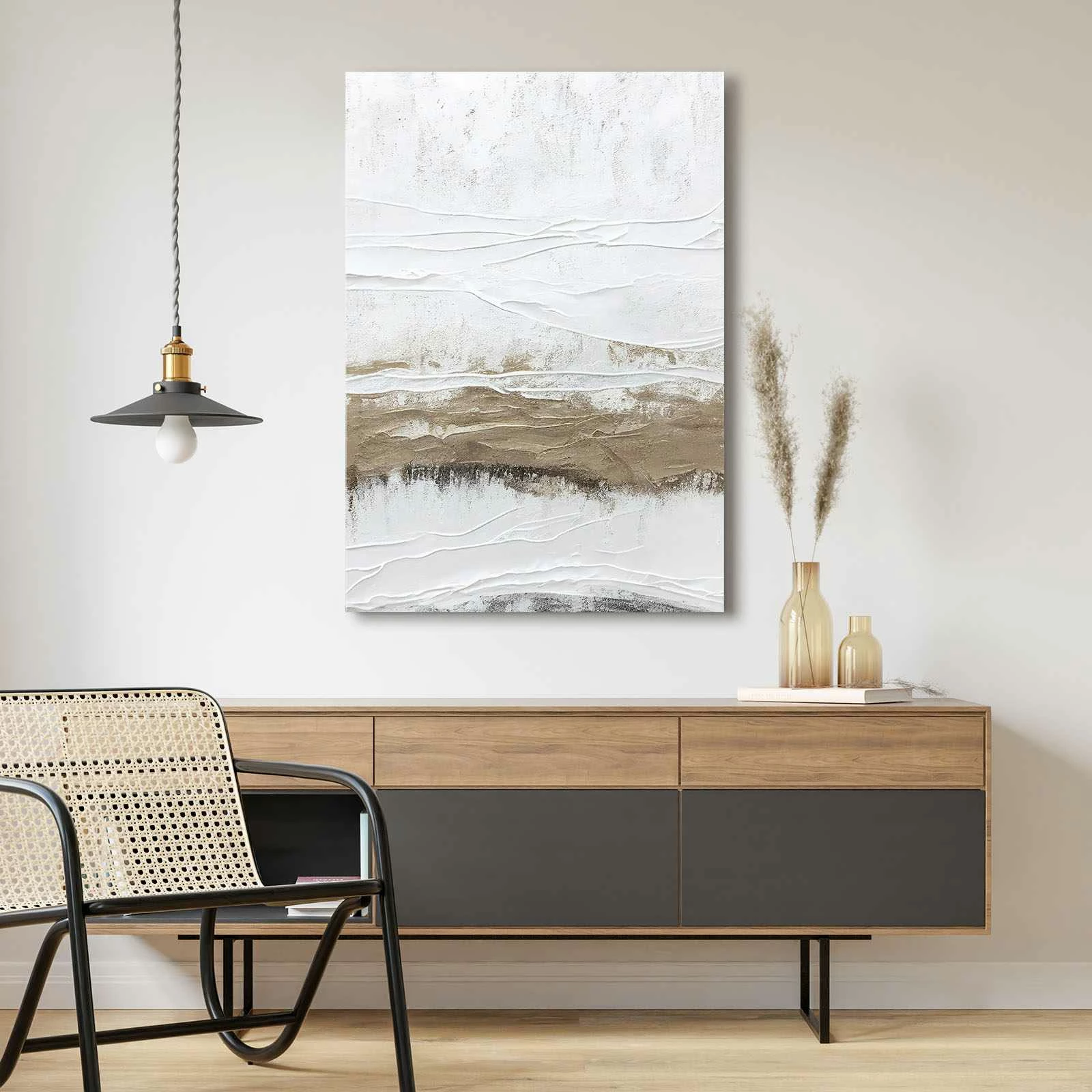 Pikturë dekorative në kanavacë, shumëngjyrëshe, Wallity, 70x100cm, 70100Wabisabi-006