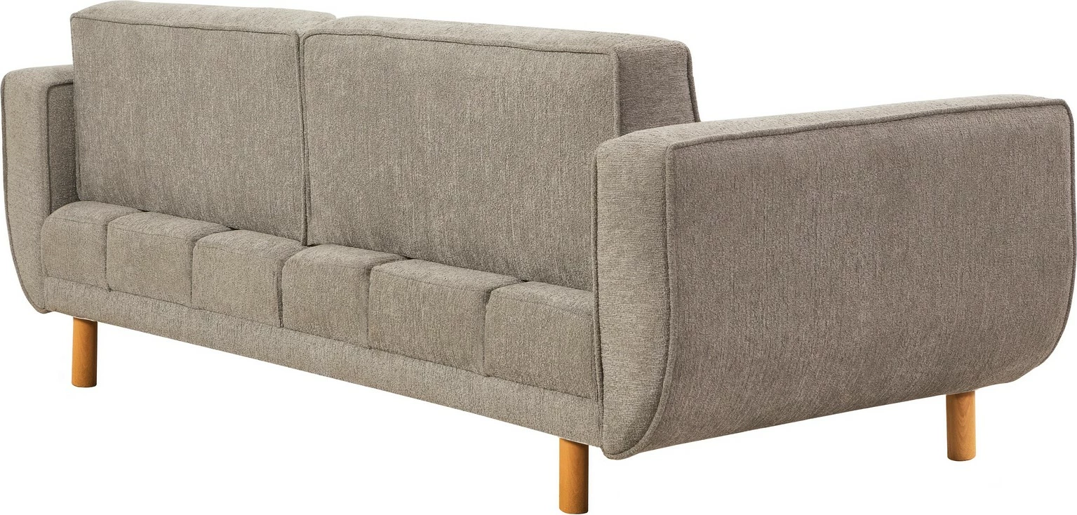 Set divan-krevat Atelier del Sofa, Larus Wood, ngjyrë lisi, gri - 11