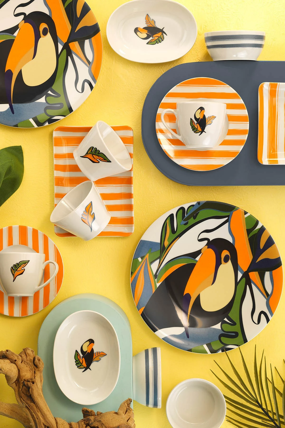 Set mëngjesi 32 pjesësh, Hermia Concept, shumëngjyrësh, ZG32KH60012023