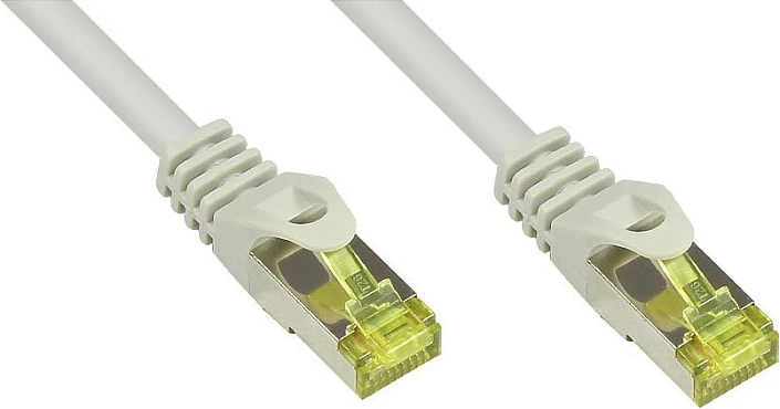Kabllo rrjeti GoodConnections Alcasa Cat7 S/FTP 15m, RJ-45 në RJ-45, 10Gbps, gri