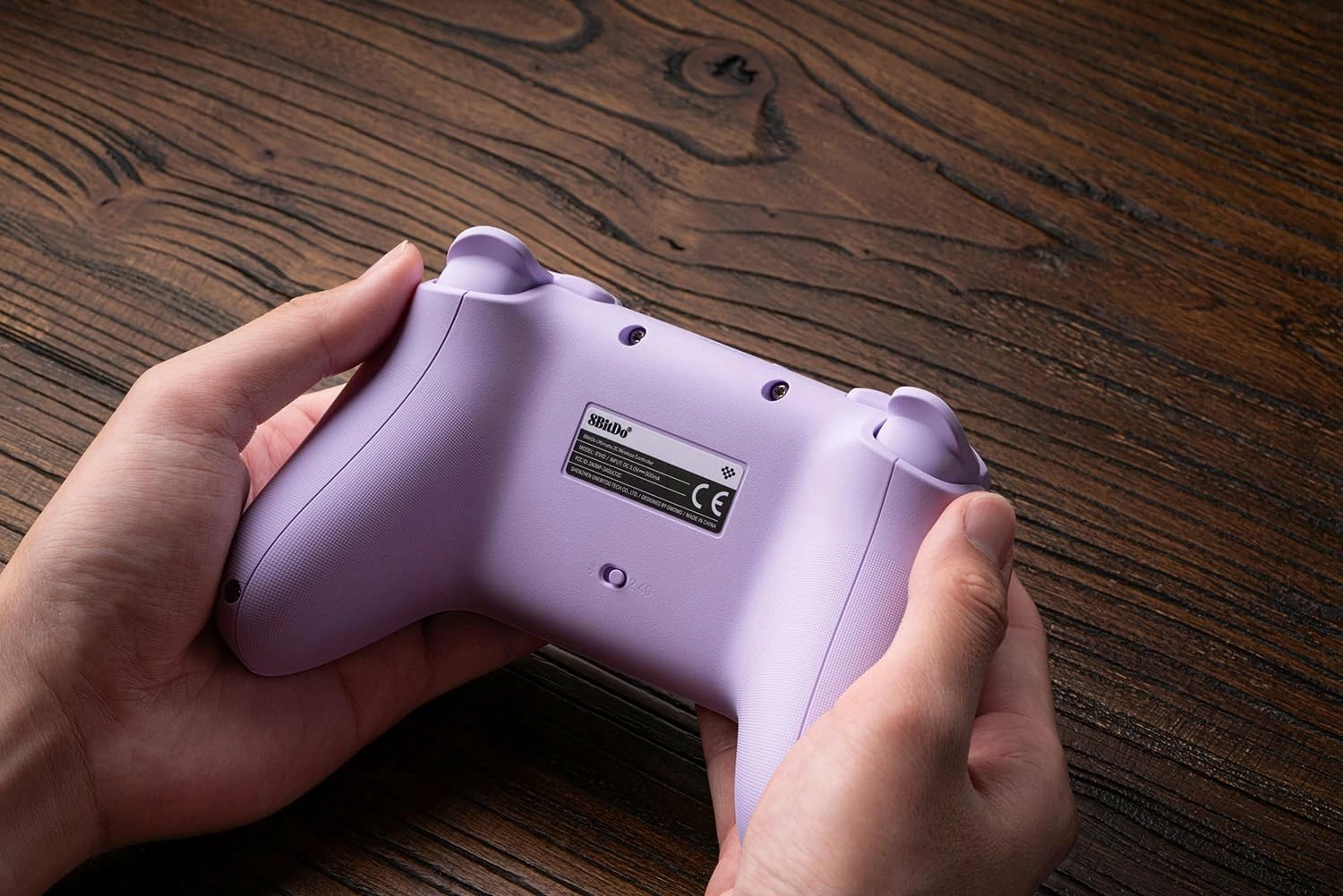 Gamepad 8BitDo Ultimate 2C Wireless për PC/Android, Hall Effect, 14 butona, 2.4GHz + USB-C, Vjollcë, set me dongle + kabllo