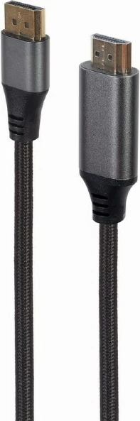 Kabllo Gembird, HDMI- DisplayPort, type-A, 4K, 1.8 m, e zezë