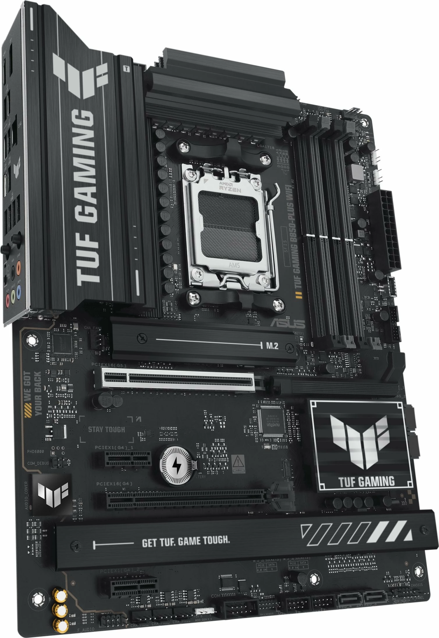 Pllakë amë Asus TUF GAMING B850-PLUS WIFI, AM5, ATX, DDR5, Wi‑Fi 7