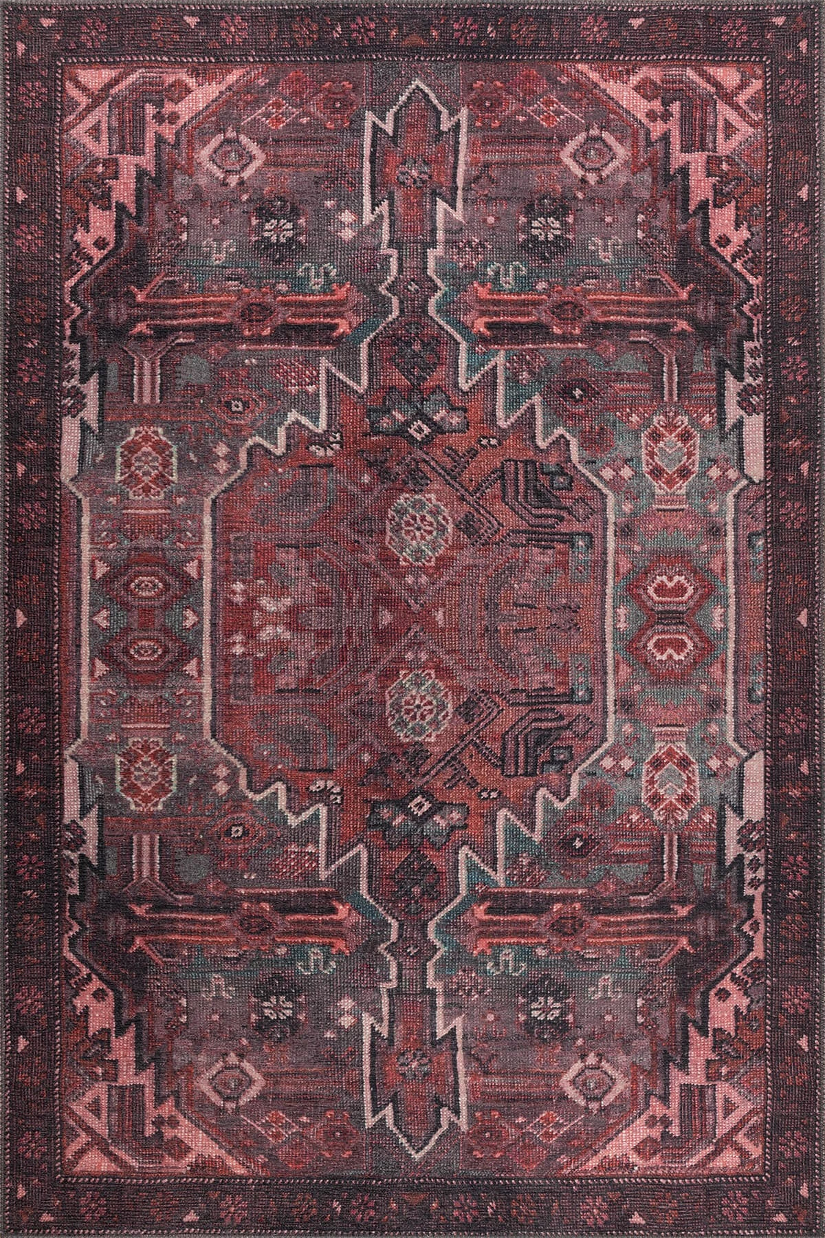 Qilim burgundy (210x310), Conceptum Hypnose, Folk Chenille, BA 25