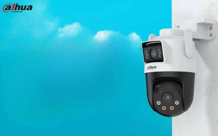 Kamerë IP Wi‑Fi Dahua P3D-3F-PV-0280B/0600B 6MP PTZ Wi‑Fi 6 IP66 e bardhë
