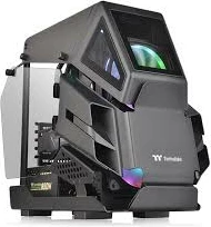 Kasë Thermaltake AH T200, Micro Tower, micro ATX/Mini-ITX, e zezë