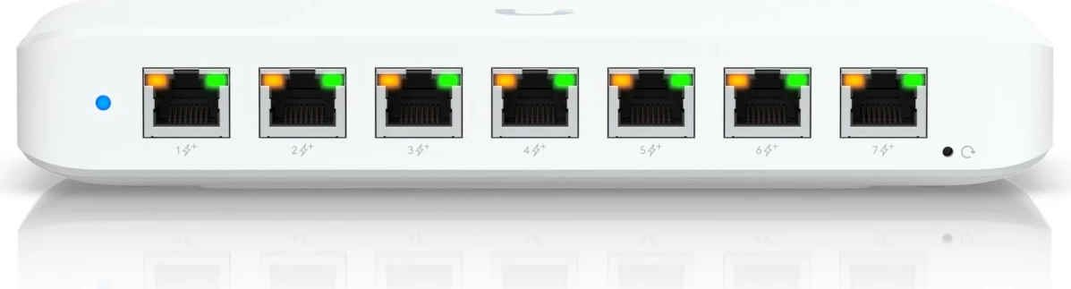 Switch Ubiquiti Ultra, Managed, L2, Gigabit Ethernet, PoE, i bardhë