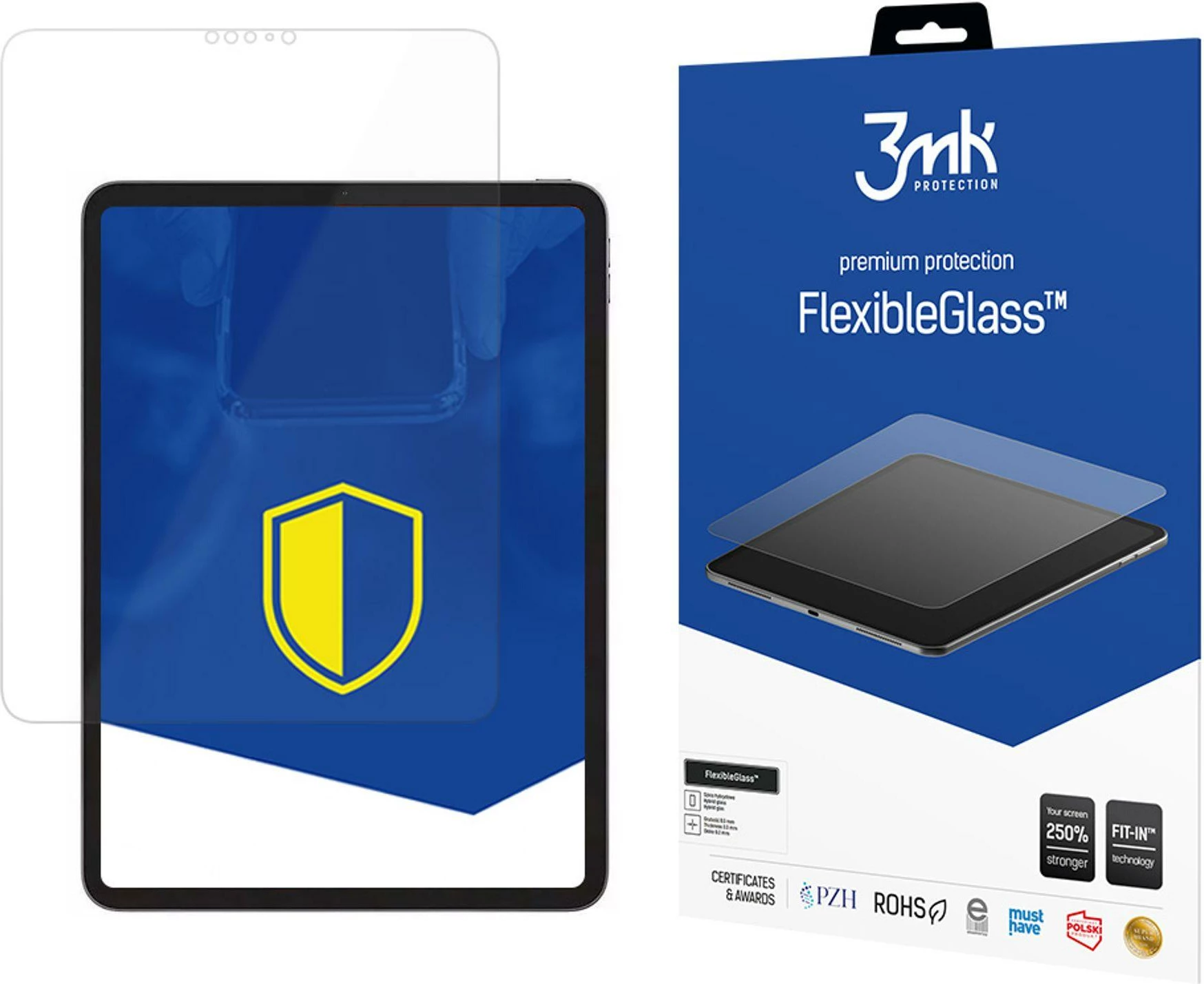 Mbrojtës ekrani FlexibleGlass për iPad Pro 11" 3/4 gen, 3mk Protection