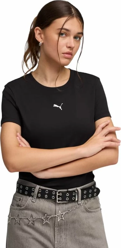 Maicë për femra Puma Ess Centered Cat Logo 692916 01, e zezë [Madhësia: M]