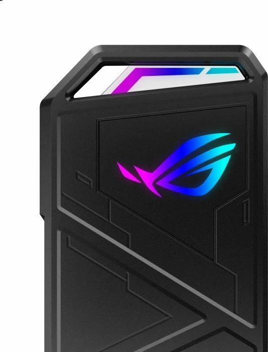 Kasë SSD M.2 NVMe Asus ROG Strix Arion 90DD02H0-M09000 USB-C USB 3.2 Gen 2 10Gbps, e zezë