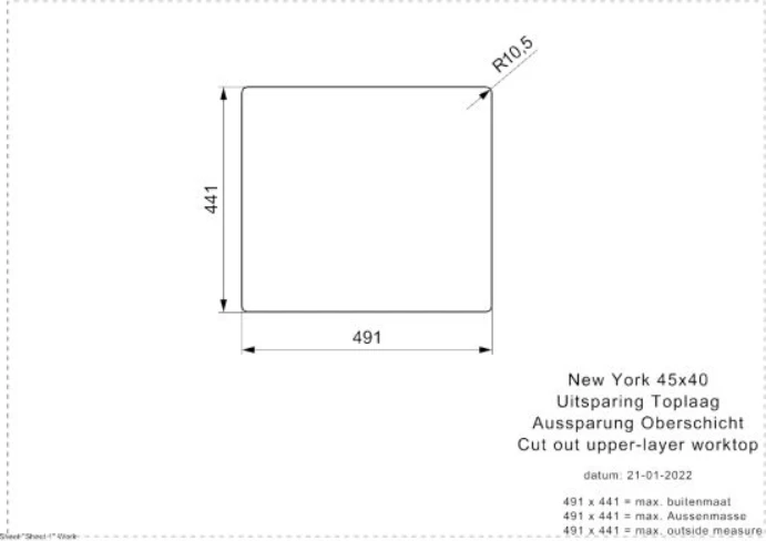 Lavaman inox, New York 45