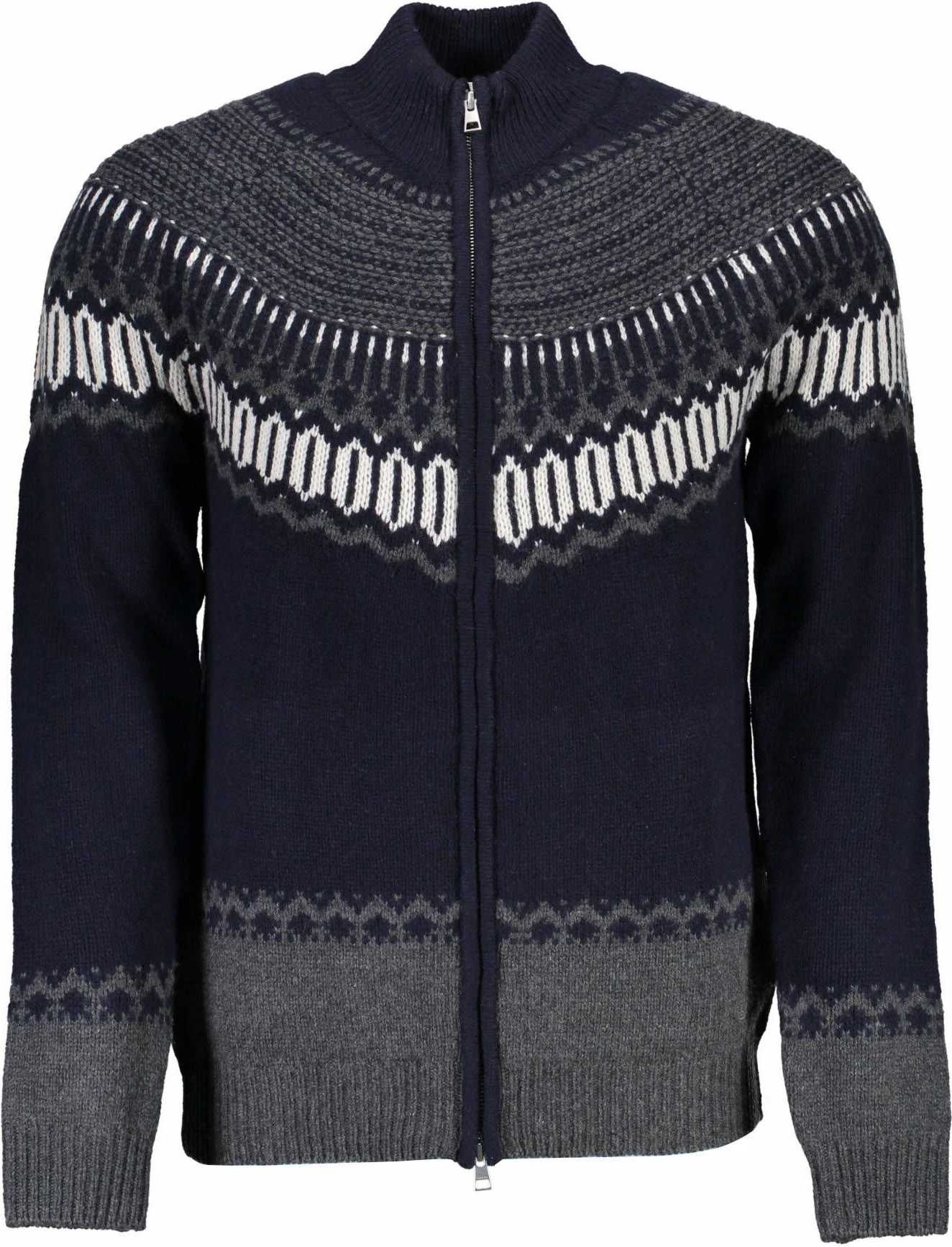Xhemper për meshkuj GANT Cardigan, blu
