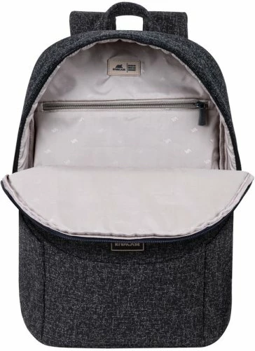 Çantë shpine për laptop RIVACASE 7962, deri 15.6\", materiale TWEED rezistente në ujë, e zezë