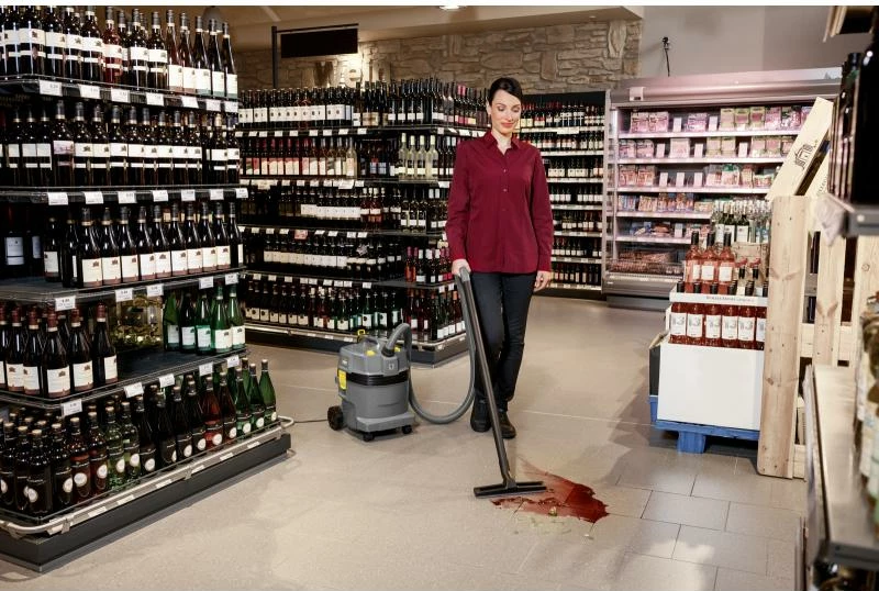 Fshesë me korrent industriale Kärcher NT 22/1 Ap L (1.378-600.0), e lagët/e thatë, e zezë/gri/verdhë